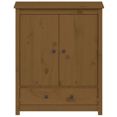 SZAFKA MIODOWY BRĄZ 83X415X100CM DREWNO SOSNOWE