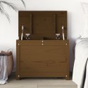 SKRZYNIA DO PRZECHOWYWANIA BRĄZOWA 60X32X45,5CM LITA SOSNA