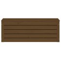 SKRZYNIA DO PRZECHOWYWANIA BRĄZOWA 89X36,5X33CM LITA SOSNA