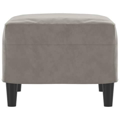 PODNÓŻEK JASNOSZARY 60X50X41CM AKSAMIT