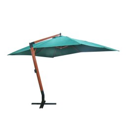 PARASOL OGRODOWY PODWIESZANY 300X400CM ZIELONY