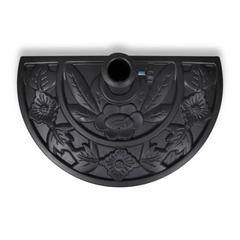 PÓŁOKRĄGŁA PODSTAWA POD PARASOL ŻYWICA