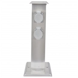 SŁUPEK OGRODOWY Z GNIAZDAMI STAL NIERDZEWNA