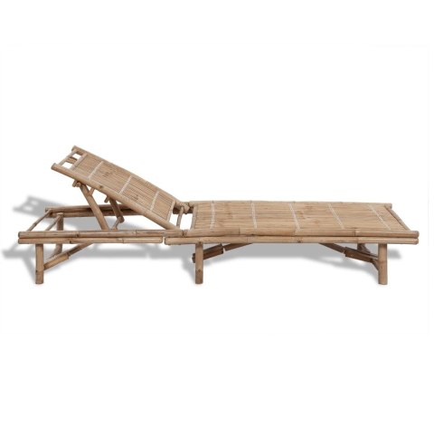 LEŻAK PLAŻOWY BAMBUSOWY