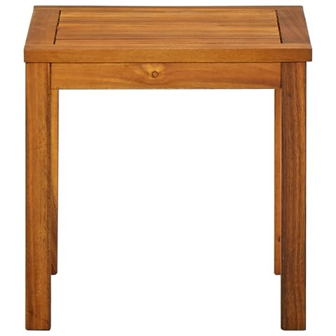 LEŻAK OGRODOWY ZE STOLIKIEM DREWNO AKACJOWE I TKANINA TEXTILENE