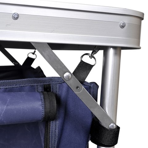 SKŁADANA SZAFKA TURYSTYCZNA Z ALUMINIOWĄ RAMĄ