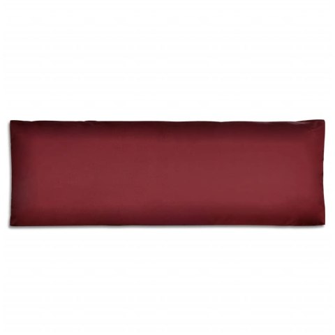 WYŚCIEŁANA PODUSZKA NA OPARCIE 120X40X10CM CIEMNOCZERWONE