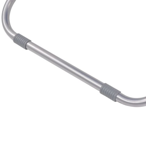 ROZKŁADANE LEŻAKI TARASOWE 2 SZT. STAL NIEBIESKIE