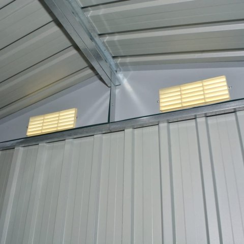 SZOPA OGRODOWA METALOWA ZIELONA 204X132X186CM