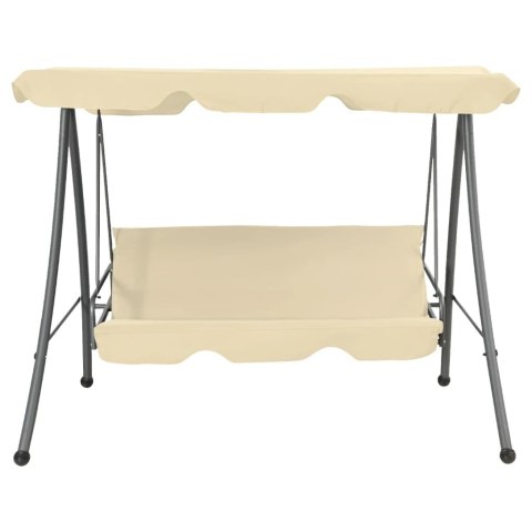 HUŚTAWKA OGRODOWA Z BALDACHIMEM PIASKOWA