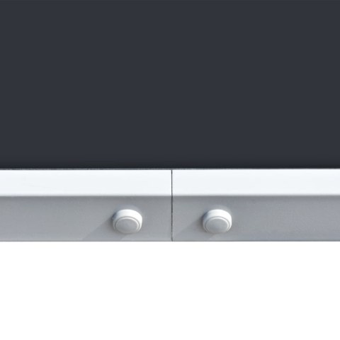 STÓŁ OGRODOWY 150X90X74CM CZARNY STALOWY