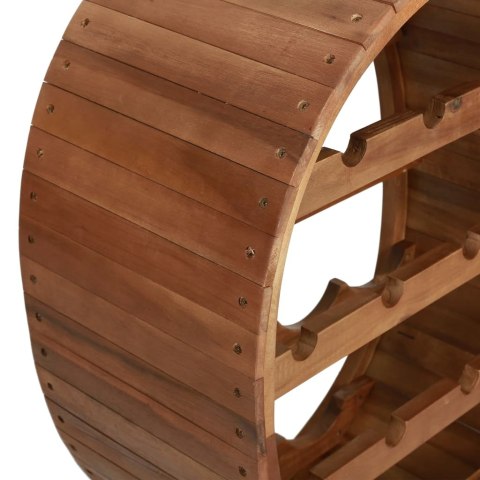 STOJAK NA 13 BUTELEK WINA DREWNO AKACJOWE