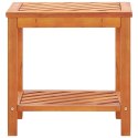 STOLIK BOCZNY Z LITEGO DREWNA AKACJOWEGO 45X33X45CM