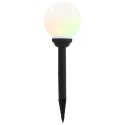 KULISTE LAMPY SOLARNE DO OGRODU 4 SZT. LED 15CM RGB