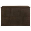 SKRZYNIA OGRODOWA BRĄZOWA 150X100X100CM RATTAN PE