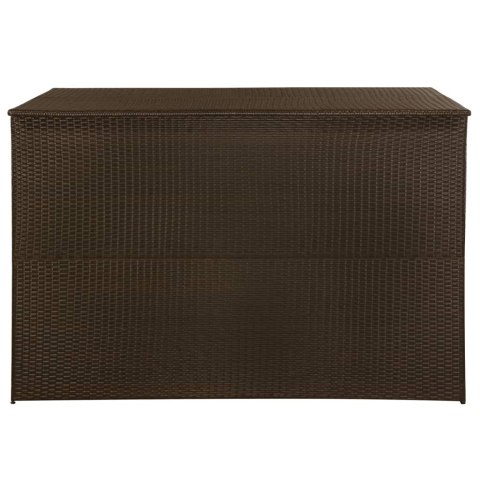 SKRZYNIA OGRODOWA BRĄZOWA 150X100X100CM RATTAN PE