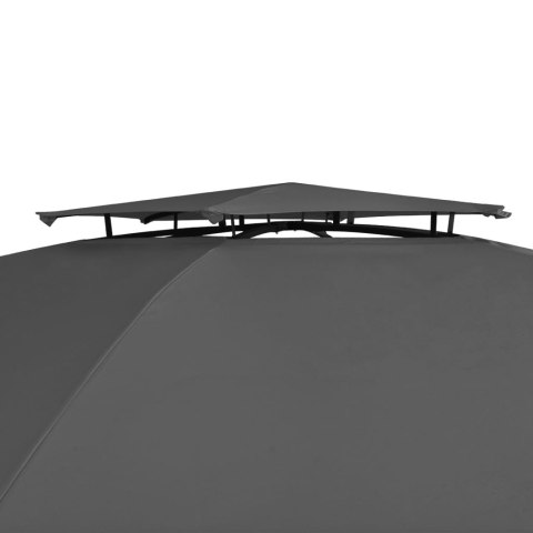 NAMIOT OGRODOWY Z ZASŁONAMI SZEŚCIOKĄTNY 360X265CM