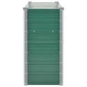 PODWYŻSZONA DONICA Z GALWANIZOWANEJ STALI 100X40X77CM ZIELONA