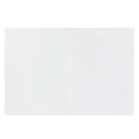 ŚCIANKI BOCZNE DO NAMIOTU 2SZT Z SUWAKIEM PE BIAŁE