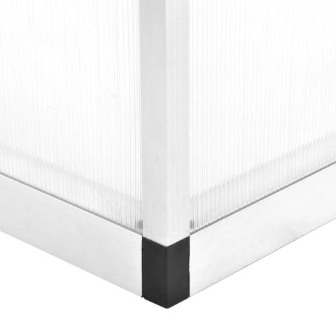 SZKLARNIA Z ALUMINIOWĄ RAMĄ 421X190X195CM 15,6M³