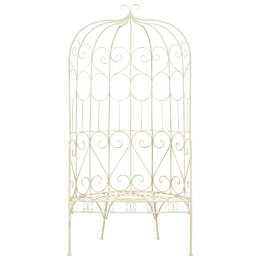 ŁAWKA OGRODOWA 95CM ŻELAZO ANTYCZNA BIEL