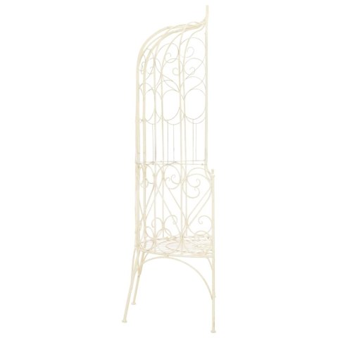 ŁAWKA OGRODOWA 95CM ŻELAZO ANTYCZNA BIEL