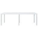 STÓŁ OGRODOWY 220X90X72CM PLASTIKOWY BIAŁY