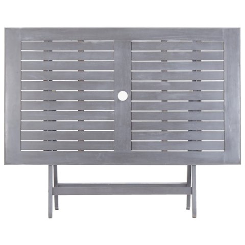 SKŁADANY STÓŁ OGRODOWY 120X70X75CM LITE DREWNO AKACJOWE