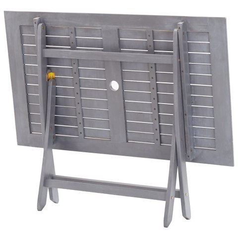 SKŁADANY STÓŁ OGRODOWY 120X70X75CM LITE DREWNO AKACJOWE