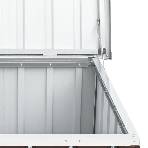 SKRZYNIA OGRODOWA DO PRZECHOWYWANIA BRĄZOWA 109X67X65CM