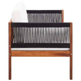 SOFA OGRODOWA 2-OSOBOWA DREWNO AKACJOWE
