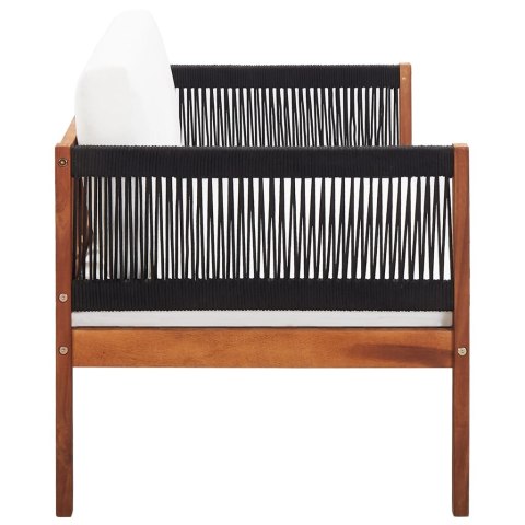 SOFA OGRODOWA 2-OSOBOWA DREWNO AKACJOWE