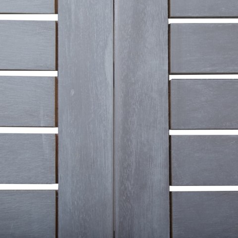 STÓŁ OGRODOWY SZARY 120X70X74CM LITE DREWNO AKACJOWE