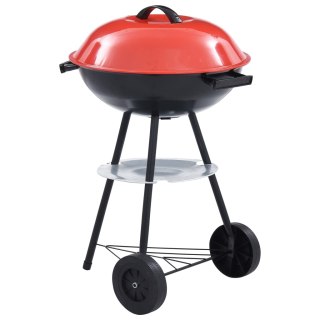 PRZENOŚNY GRILL WĘGLOWY XXL Z KÓŁKAMI 44CM