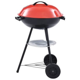 PRZENOŚNY GRILL WĘGLOWY XXL Z KÓŁKAMI 44CM