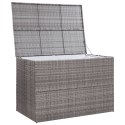 SKRZYNIA OGRODOWA SZARA 150X100X100CM RATTAN PE