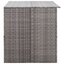 SKRZYNIA OGRODOWA SZARA 150X100X100CM RATTAN PE