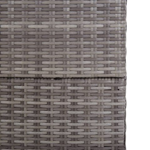 SKRZYNIA OGRODOWA SZARA 150X100X100CM RATTAN PE