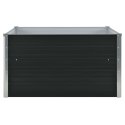 DONICA DO PODNIESIONEJ RABATY 100X100X45CM STAL ANTRACYTOWA