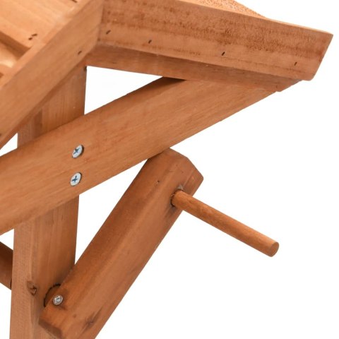 DONICA OGRODOWA W FORMIE STUDNI ŻYCZEŃ 40X40X84CM JODŁA