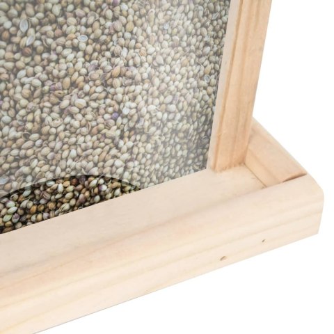 DOMEK HOTEL BUDKA LĘGOWA DLA PTAKÓW 4 SZT. Z NATURALNEGO DREWNA