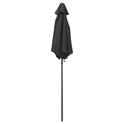PARASOL ANTRACYTOWY 200X211CM ALUMINIUM