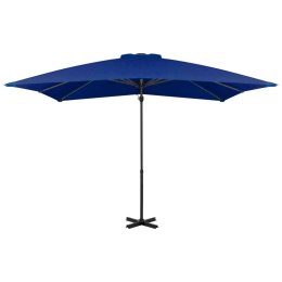 PARASOL WISZĄCY NA ALUMINIOWYM SŁUPKU 250X250CM LAZUROWY