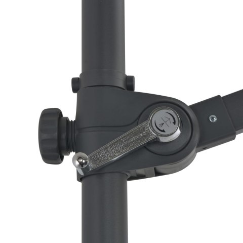 PARASOL WISZĄCY NA STALOWYM SŁUPKU 300CM LAZUROWY