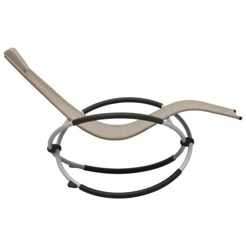 LEŻAK DLA DZIECI STALOWY TAUPE