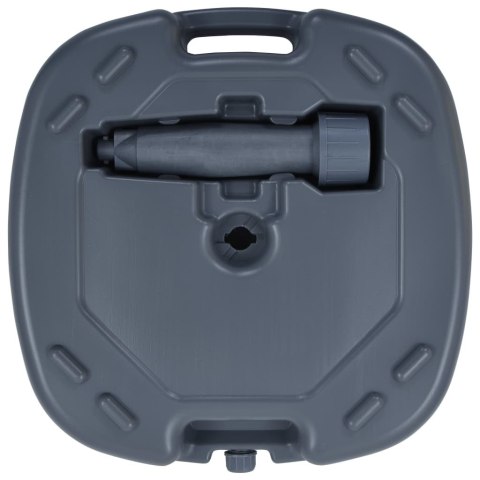 PODSTAWA DO PARASOLA SZARA WYPEŁNIANA PIASKIEM/WODĄ