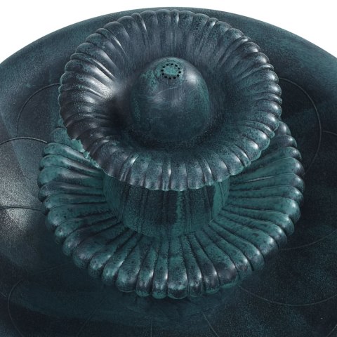 BASENIK Z FONTANNĄ DLA PTAKÓW ZIELONY 50X91CM PLASTIKOWY