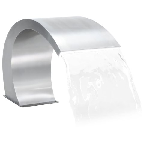 FONTANNA DO BASENU Z LED STAL NIERDZEWNA 30X60X45CM