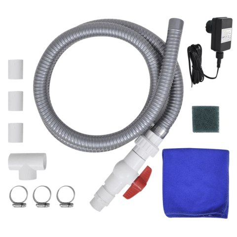 FONTANNA DO BASENU Z LED STAL NIERDZEWNA 30X60X45CM