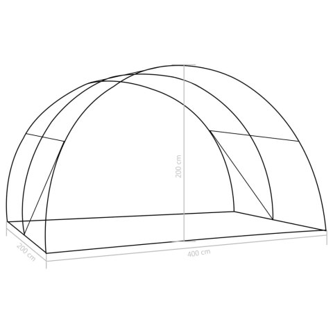 SZKLARNIA OGRODOWA 8M² 2X4X2M